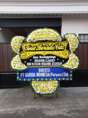 Papan Bunga Duka di Rawalumbu