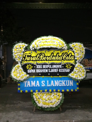 Papan Bunga Duka di Rawalumbu